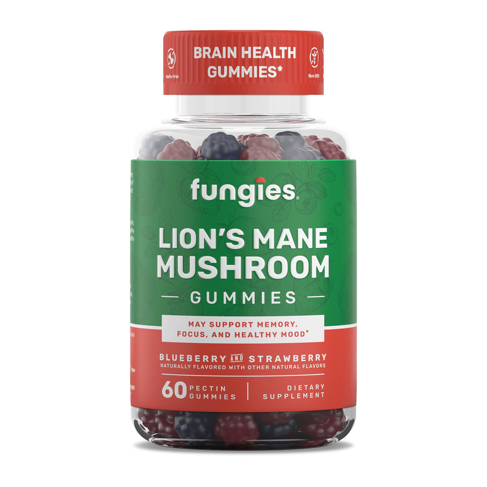 Fungies Mushroom Gummies - Fungies Lion's Mane Mushroom Brain Health Gummies