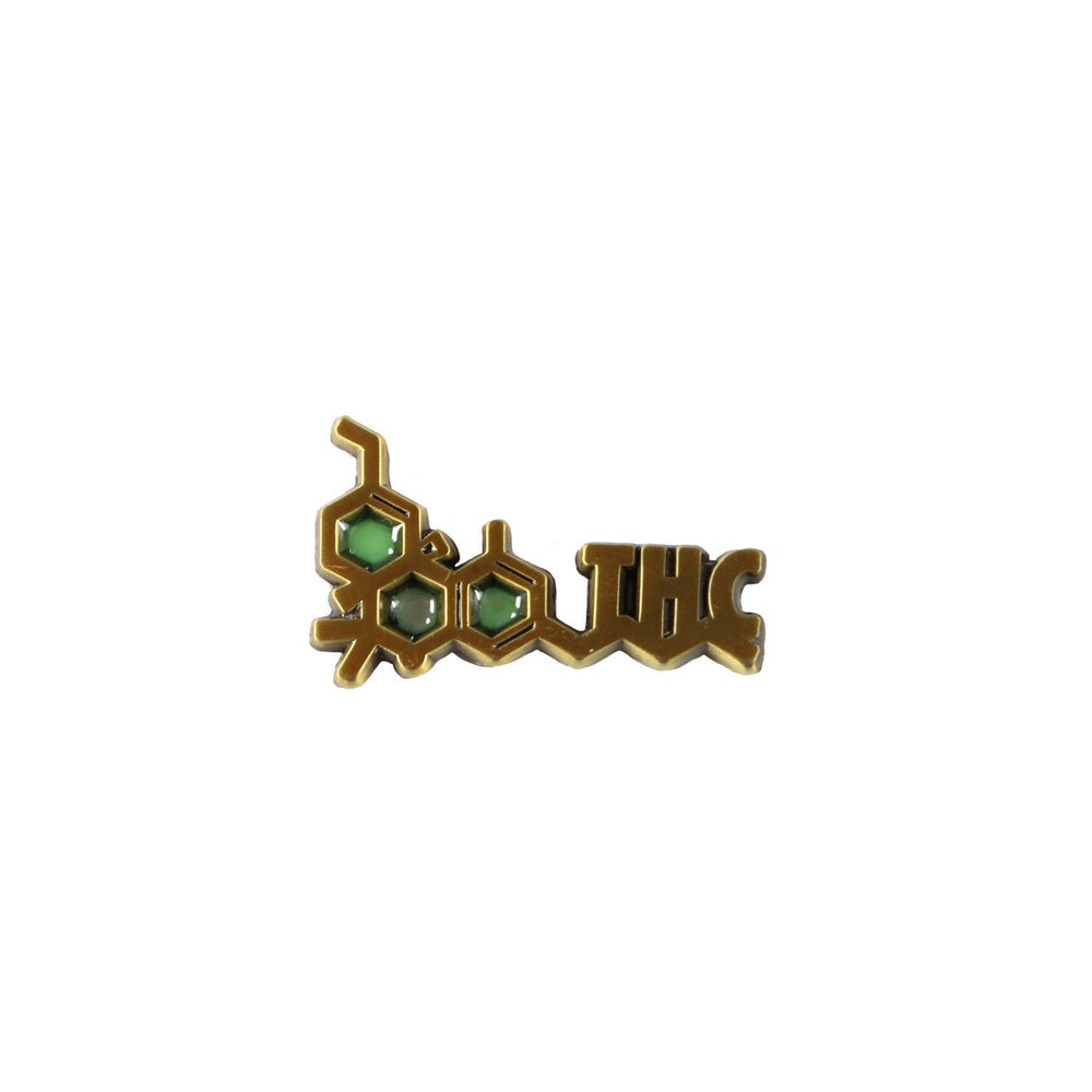 The THC pin in Gold