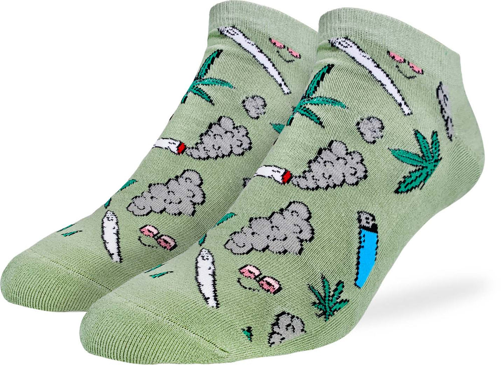 Men's Stoned Marijuana Ankle Socks