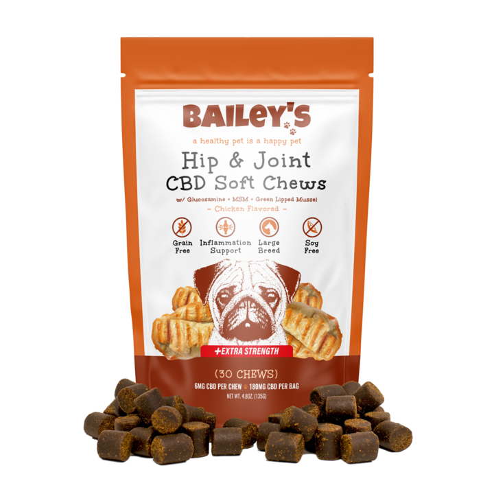 
                  
                    Bailey's - Chicken Flavored Hip and Joint CBD Soft Chews - for Pets
                  
                